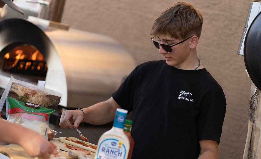 Kokomo Built-In Wood Fired Pizza Oven 32” for Ultimate Outdoor Cooking