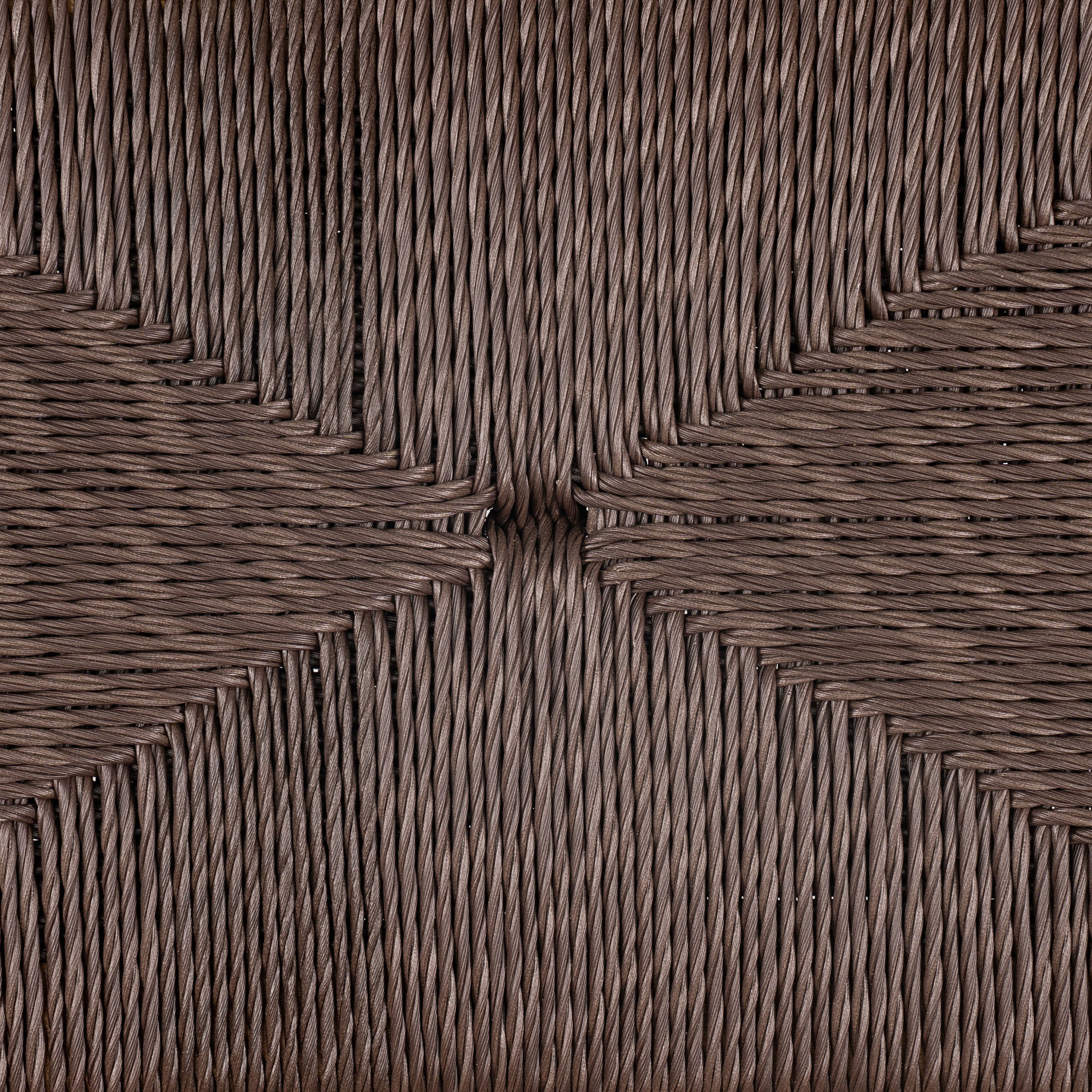 Acacia Wood Outdoor Armless Barstool - Teak Set of 2