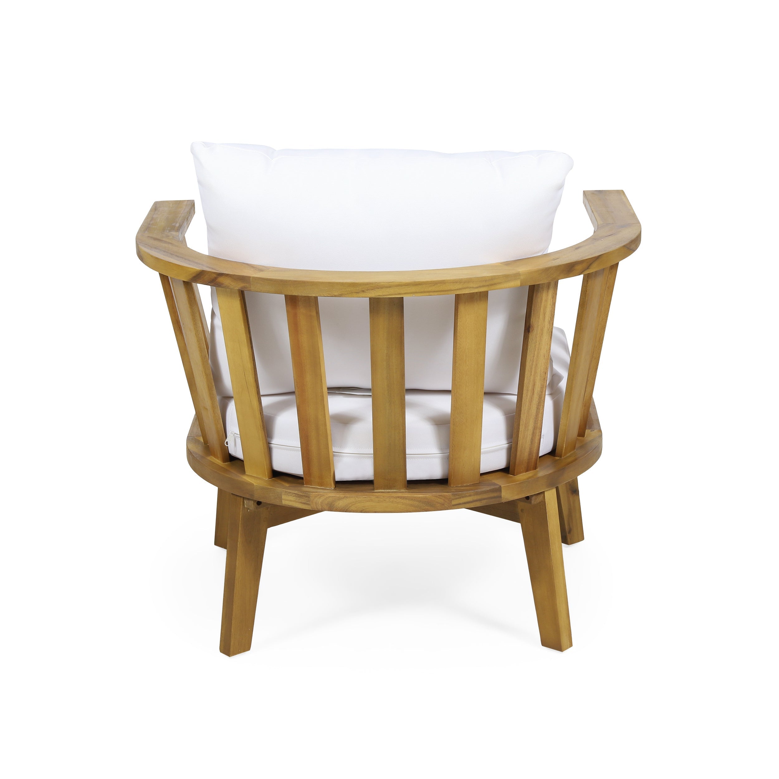 4-Pieces Acacia Wood Patio Furniture Set