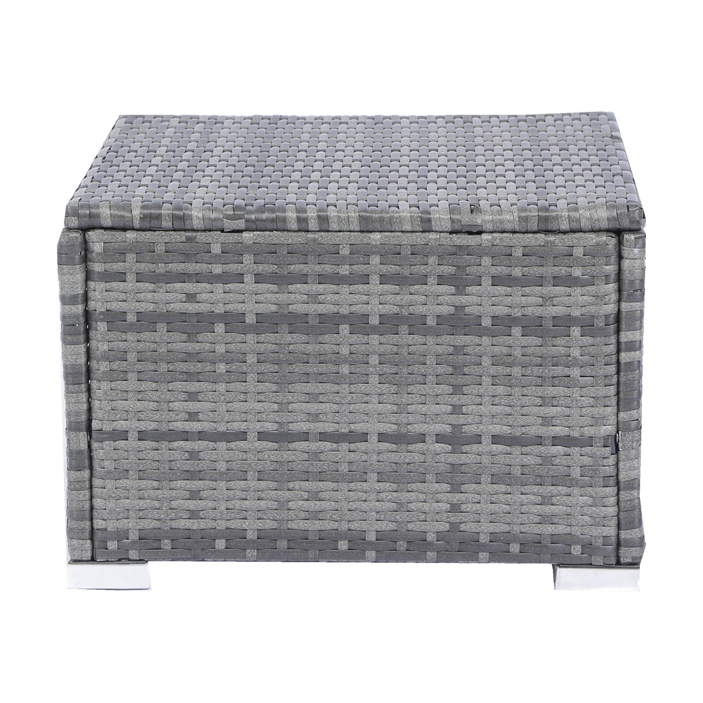 8 Piece Patio Sectional Wicker Rattan Outdoor Sofa Set with Storage Box