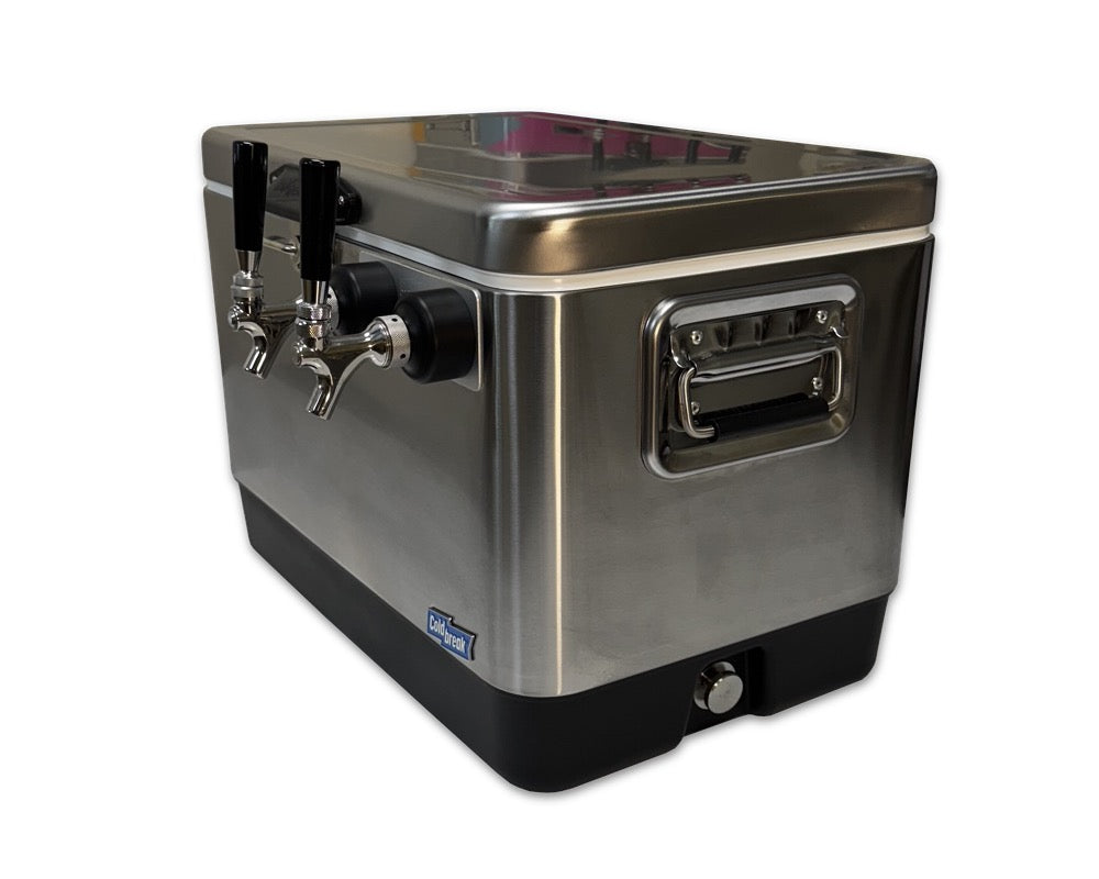 ColdOne™ Duo, 2-Tap, Portable Kegerator