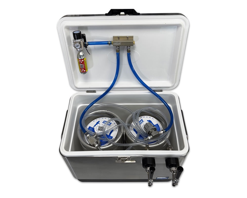 ColdOne™ Duo, 2-Tap, Portable Kegerator