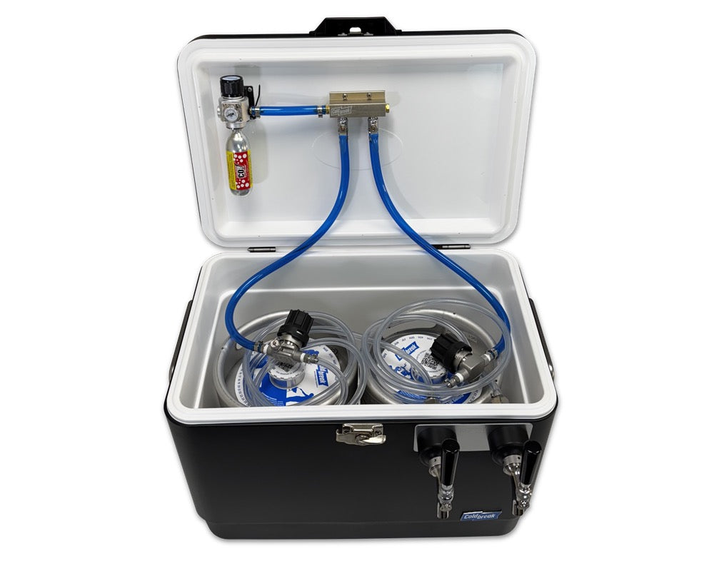 ColdOne™ Duo, 2-Tap, Portable Kegerator