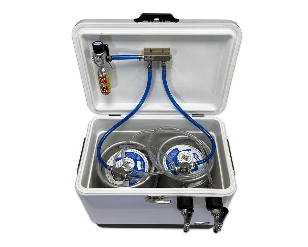 ColdOne™ Duo, 2-Tap, Portable Kegerator