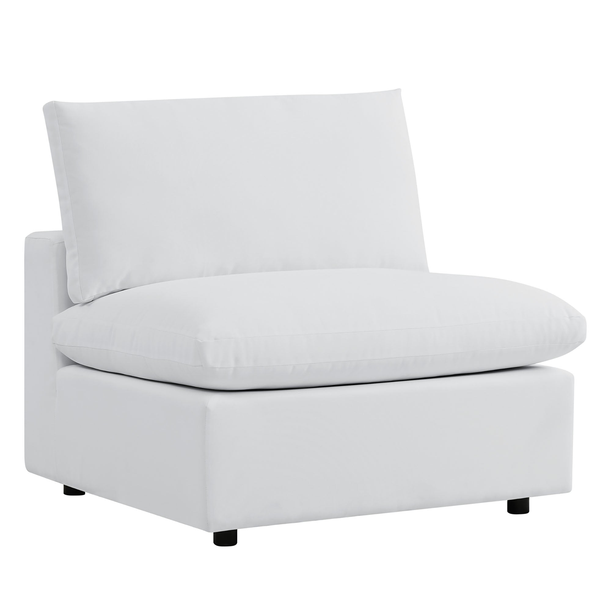 Commix Outdoor Sectional Sofa - 5-Piece Sunbrella® White Collection at Patio Elegance