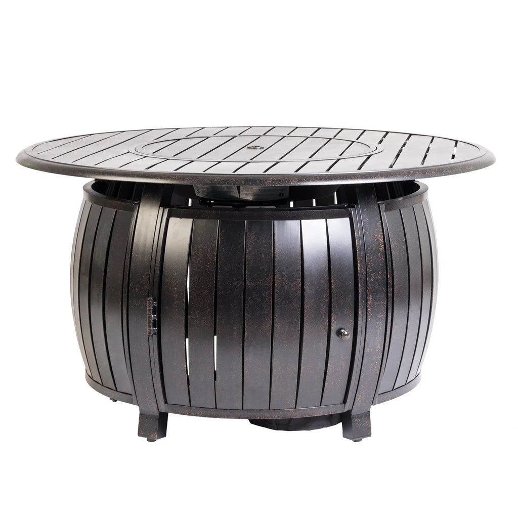 Grand Cooper 44" Round Aluminum Convertible Gas Fire Pit Table