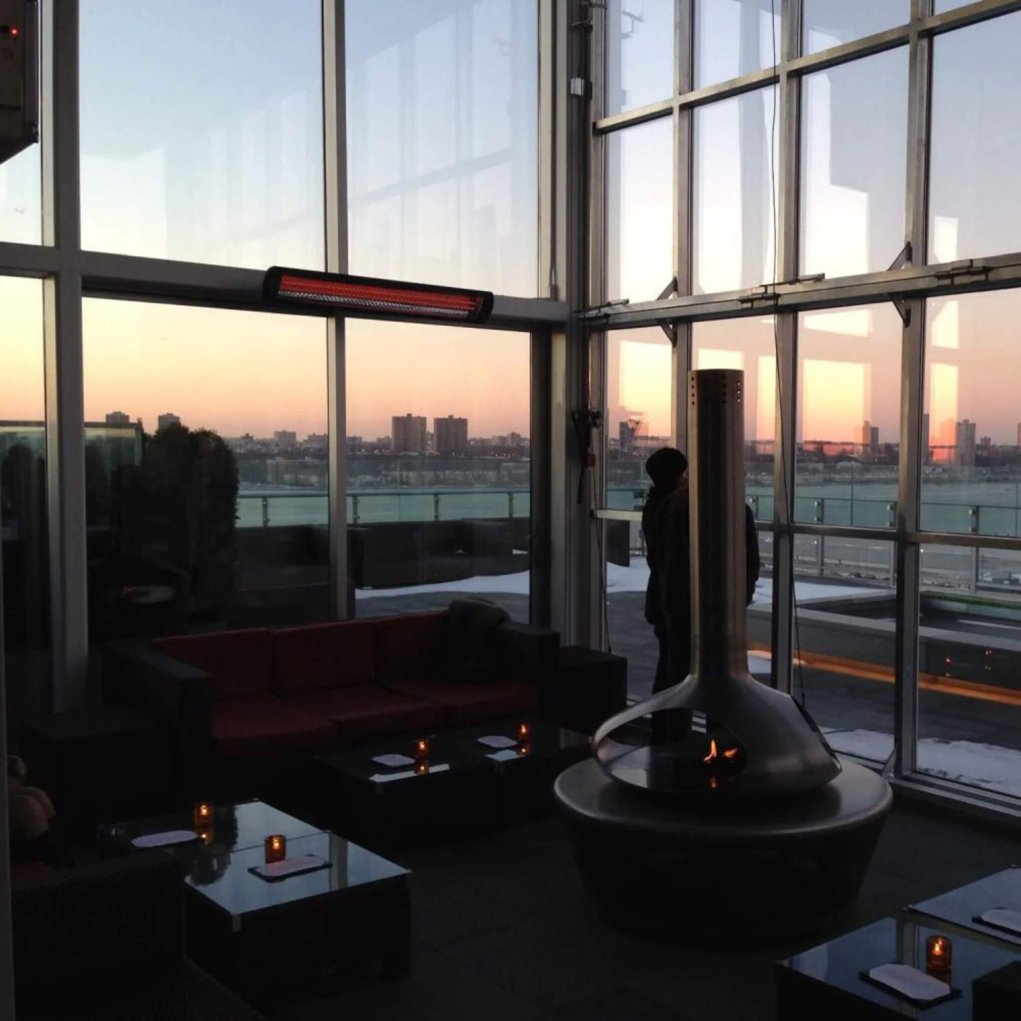 Bromic Heating Tungsten Smart-Heat™ 56-Inch 240V 6000W Single Element Electric Infrared Patio Heater [BH0420033] (SAK48512)