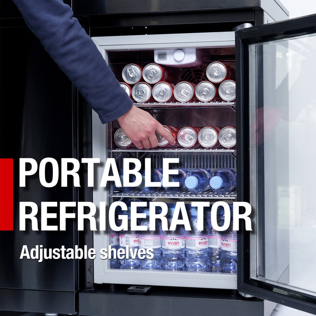 Castelle Flame 85K BTU Outdoor BBQ Kitchen Grill Island With 43-Inch 6-Burner Grill, Wine Fridge, Rotisserie Kit, And Sink (SAK23864)