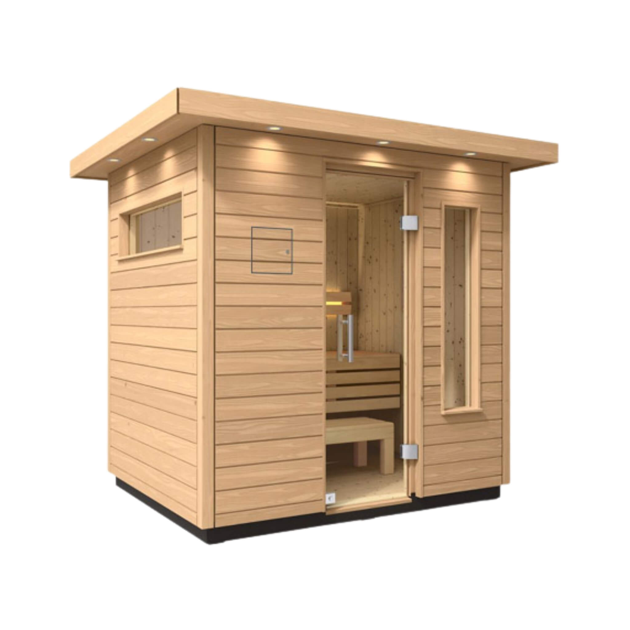 Kohler C2 Outdoor Douglas Fir Scandinavian Spruce Sauna Kit (SAK25973)