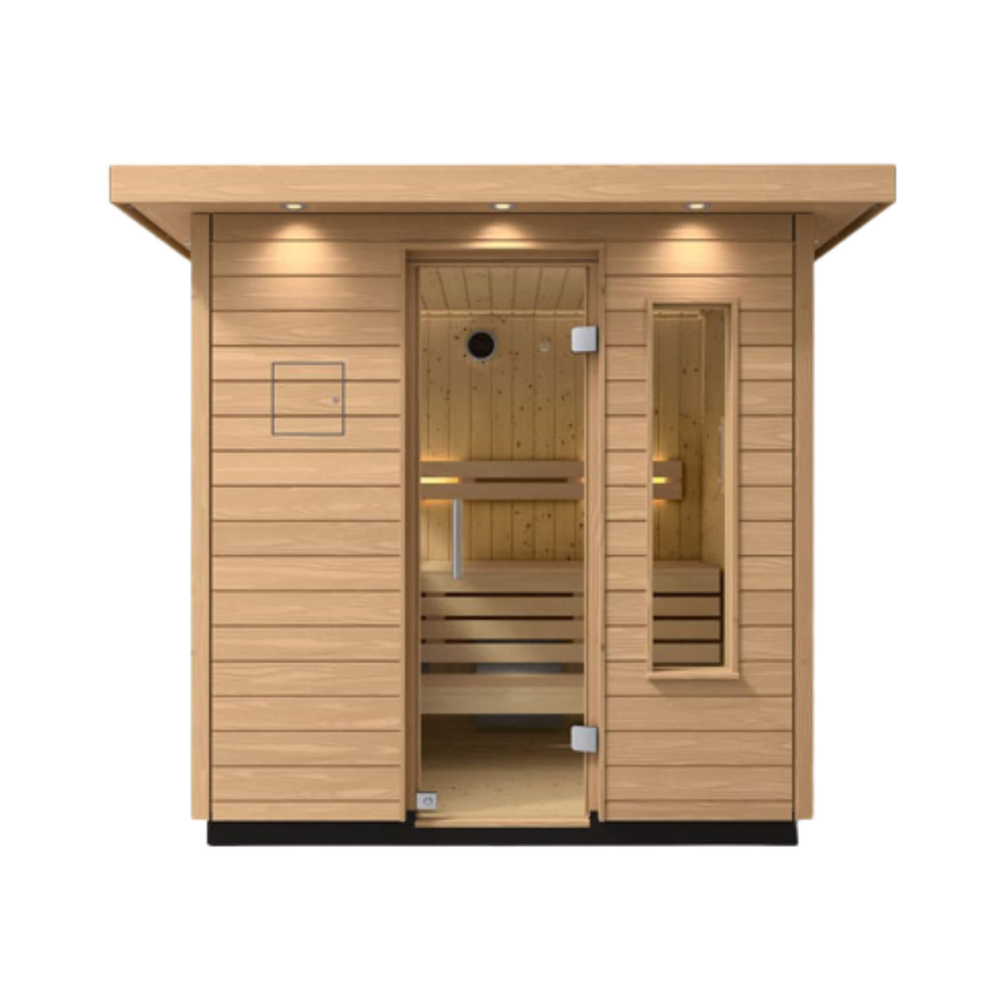 Kohler C2 Outdoor Douglas Fir Scandinavian Spruce Sauna Kit (SAK25973)